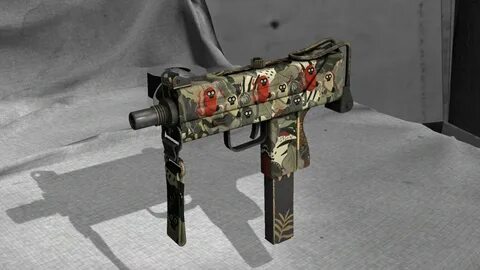 Сувенирный mac 10 дамасская охра