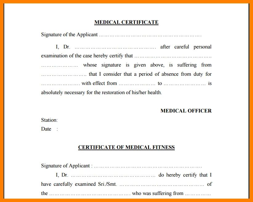 Medical Certificate. Medical Certificate given to. Fit to work Certificate. Medical Certificate of Health example.