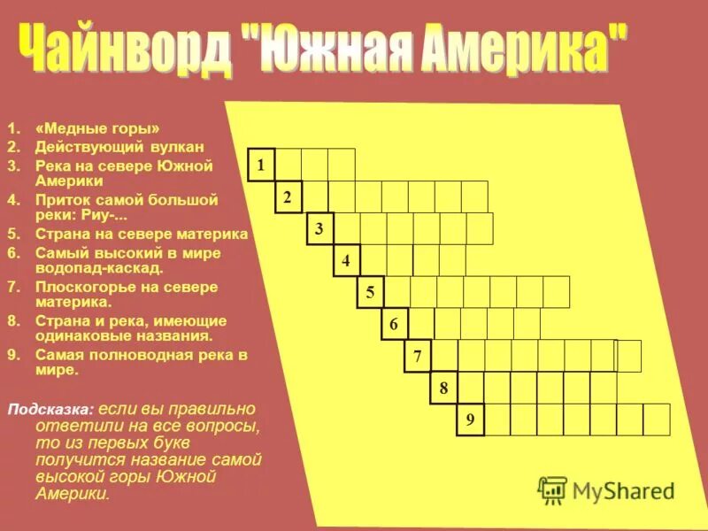 Кроссворд про америку. Кроссворд Южная Америка 7 класс география. Кроссворд по Южной Америке. Кроссворд на тему Южная Америка. Вопросы на тему Южная Америка.