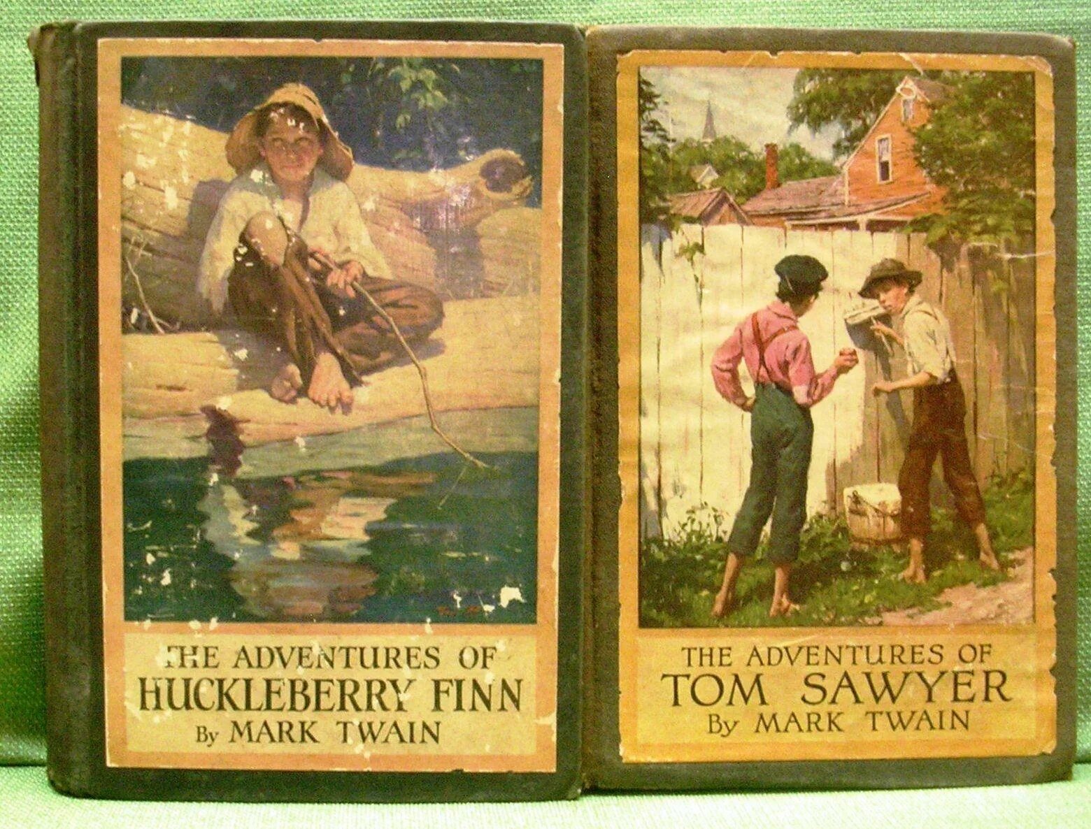 Приключения Гекльберри Финна издание 1960 г. The Adventures of Tom Sawyer and Huckleberry Finn.