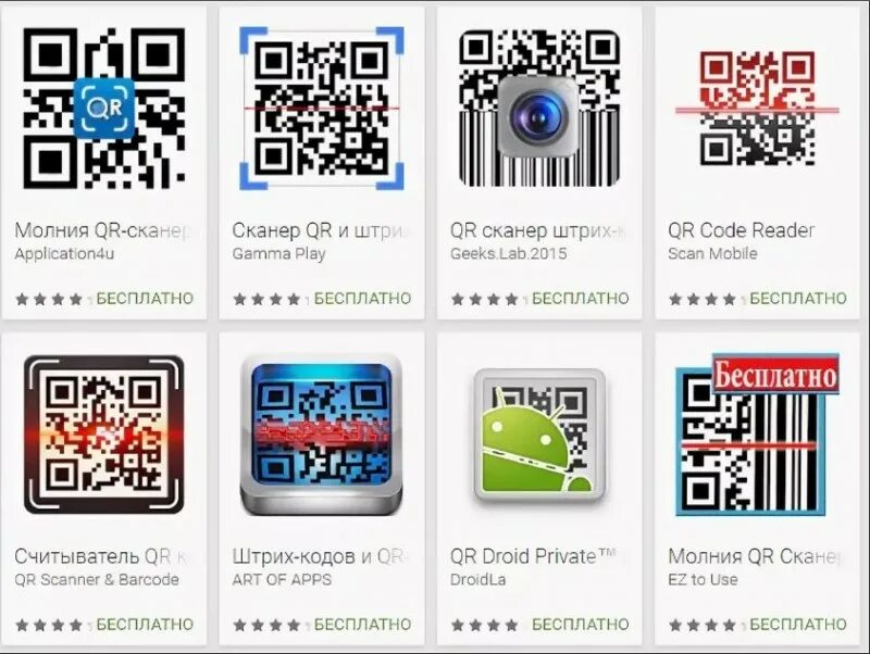 Установить приложение qr код на телефоне