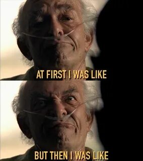 Then you look at me