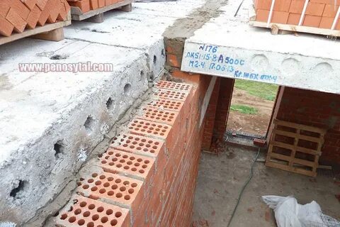 Кирпичные стены перекрытия
