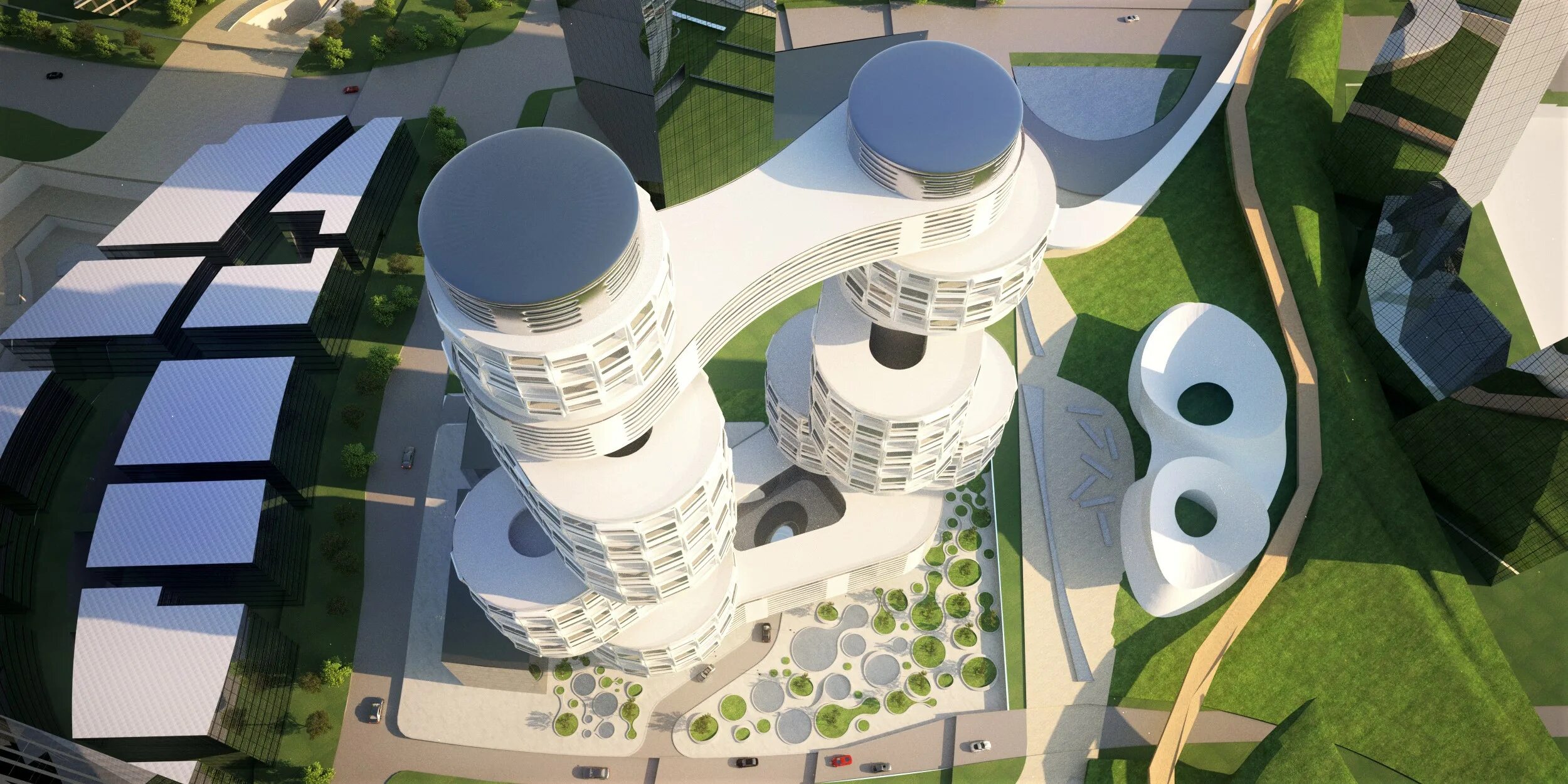 Cluster tower