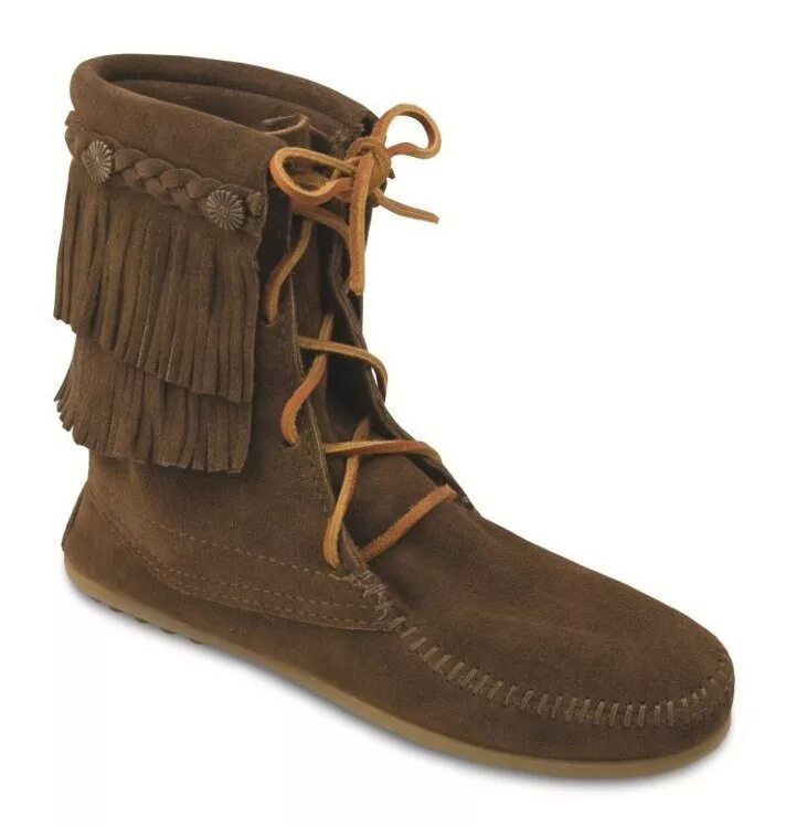 Ботинки Миннетонка. Minnetonka Brown Suede Moccasin Boots. Замшевые сапоги Minnetonka мужские. Обувь индейцев. Купить ботинки италия