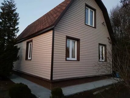 Отделка дома сайдингом фото вариантов