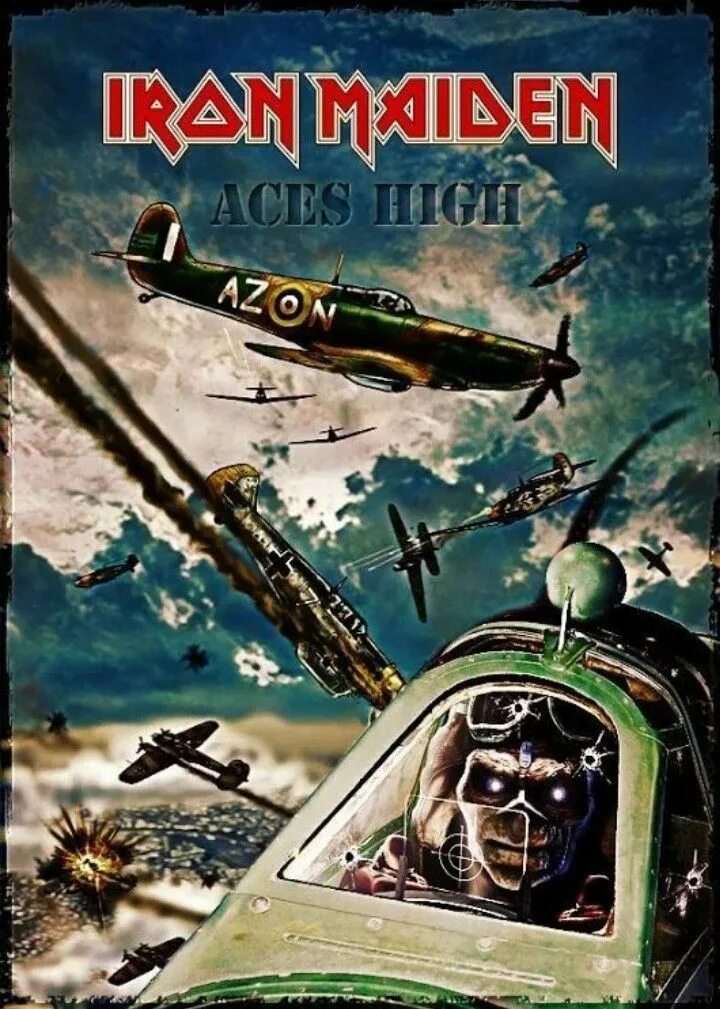 Iron Maiden Aces High обложка. Айрон мейден Aces High. Iron Maiden Aces High плакат. Iron Maiden постеры плакаты.