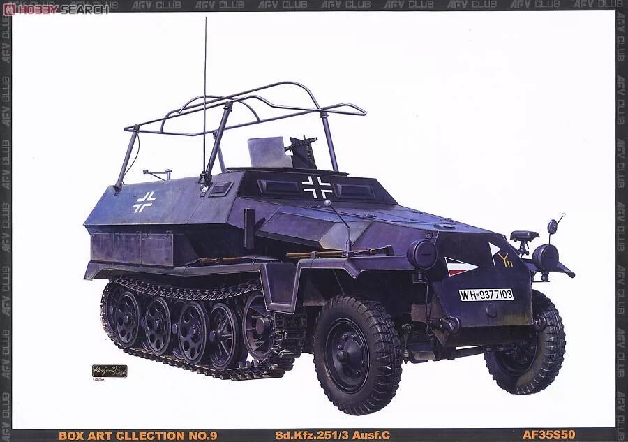 Sd kfz 251 c. Sd.kfz 251/3. sd kfz 251/3 ausf c. обзор модели панцер кампфваген3 аусф.м 1-35 от тамия.