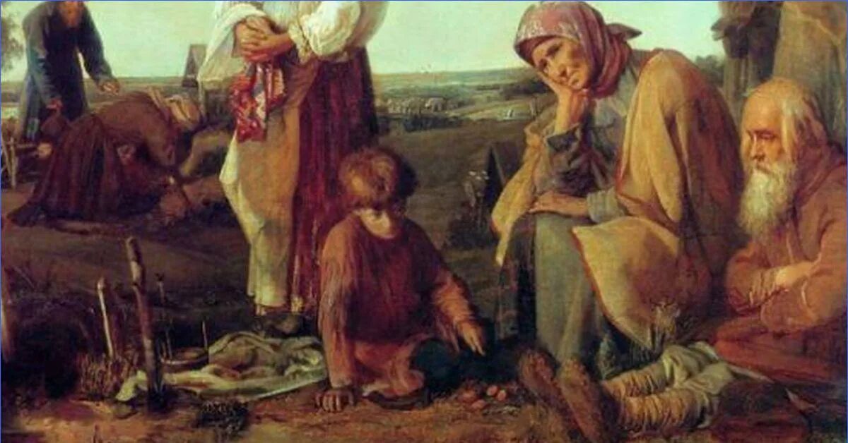 Поминки на деревенском кладбище.картина а.и. Корзухина (1865). Радоница Корзухин. Поминки на деревенском кладбище Корзухин. Поминовение усопших живопись. Поминки на руси