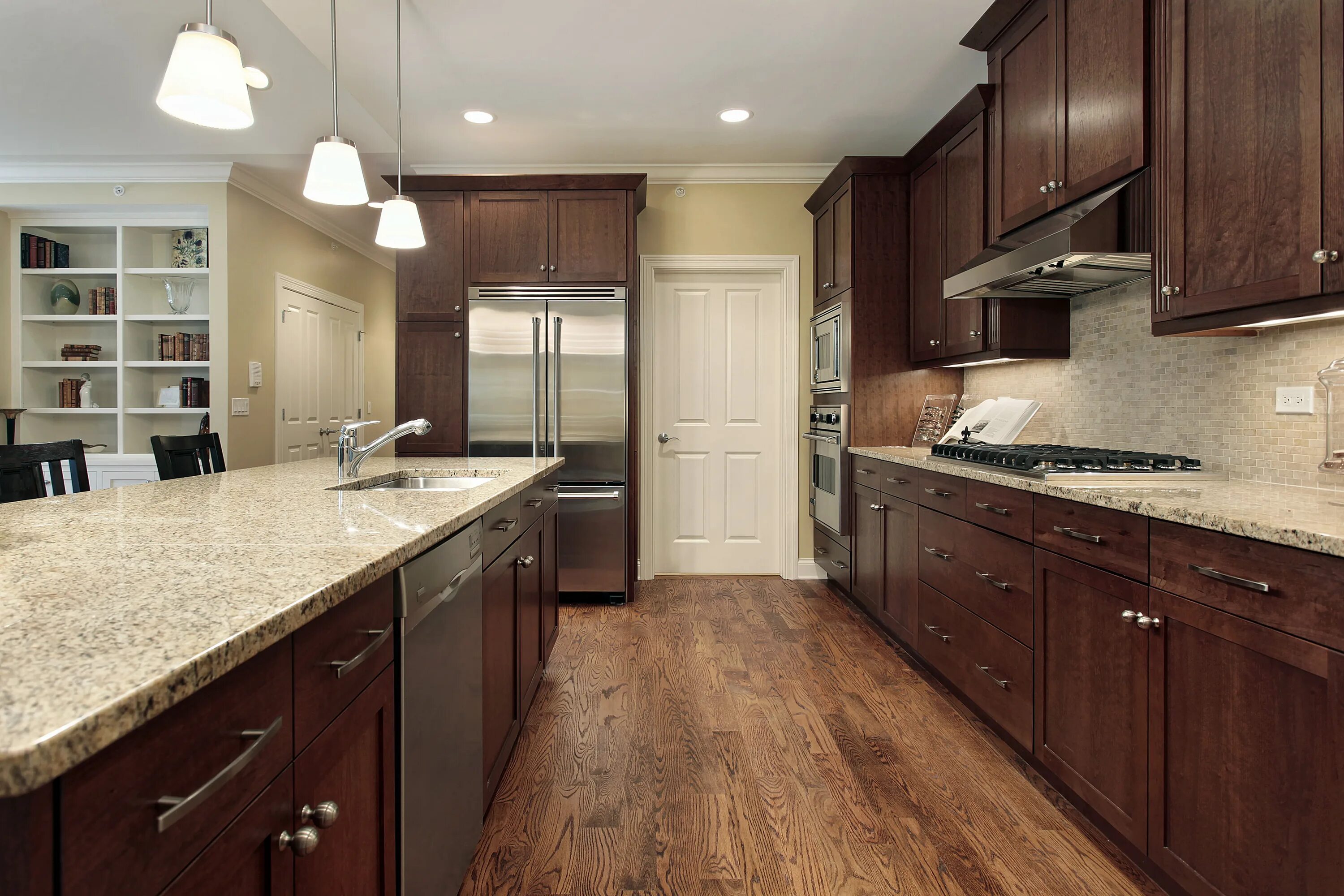 Travertine Backsplash Design Ideas, Pictures, Remodel and Decor Backsplash with 
