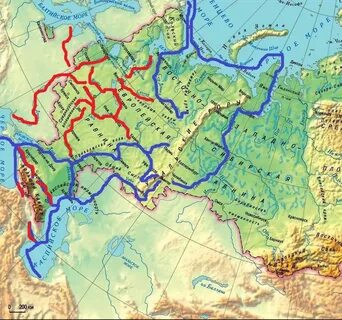 Между восточной и западной сибири река
