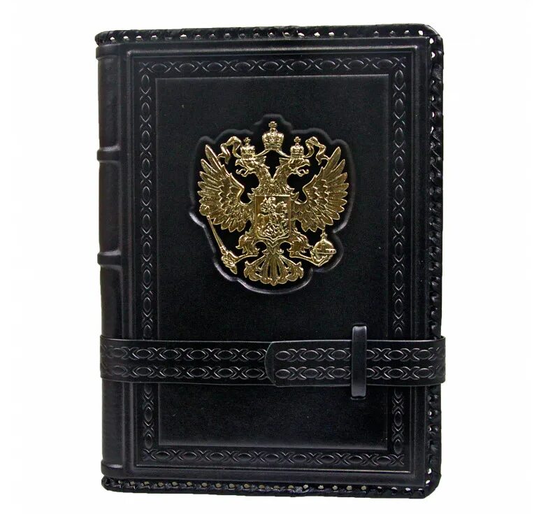 еженедельник в кожаном переплете