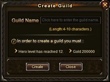 Guild invite