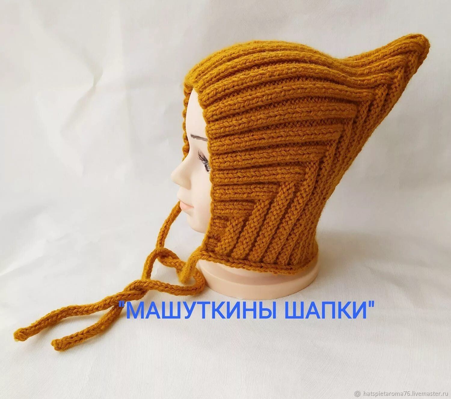 Шапка эльф с манишкой. Шапка эльф для девочки. вязаная шапочка эльф. шапочка эльф для новорожденного.