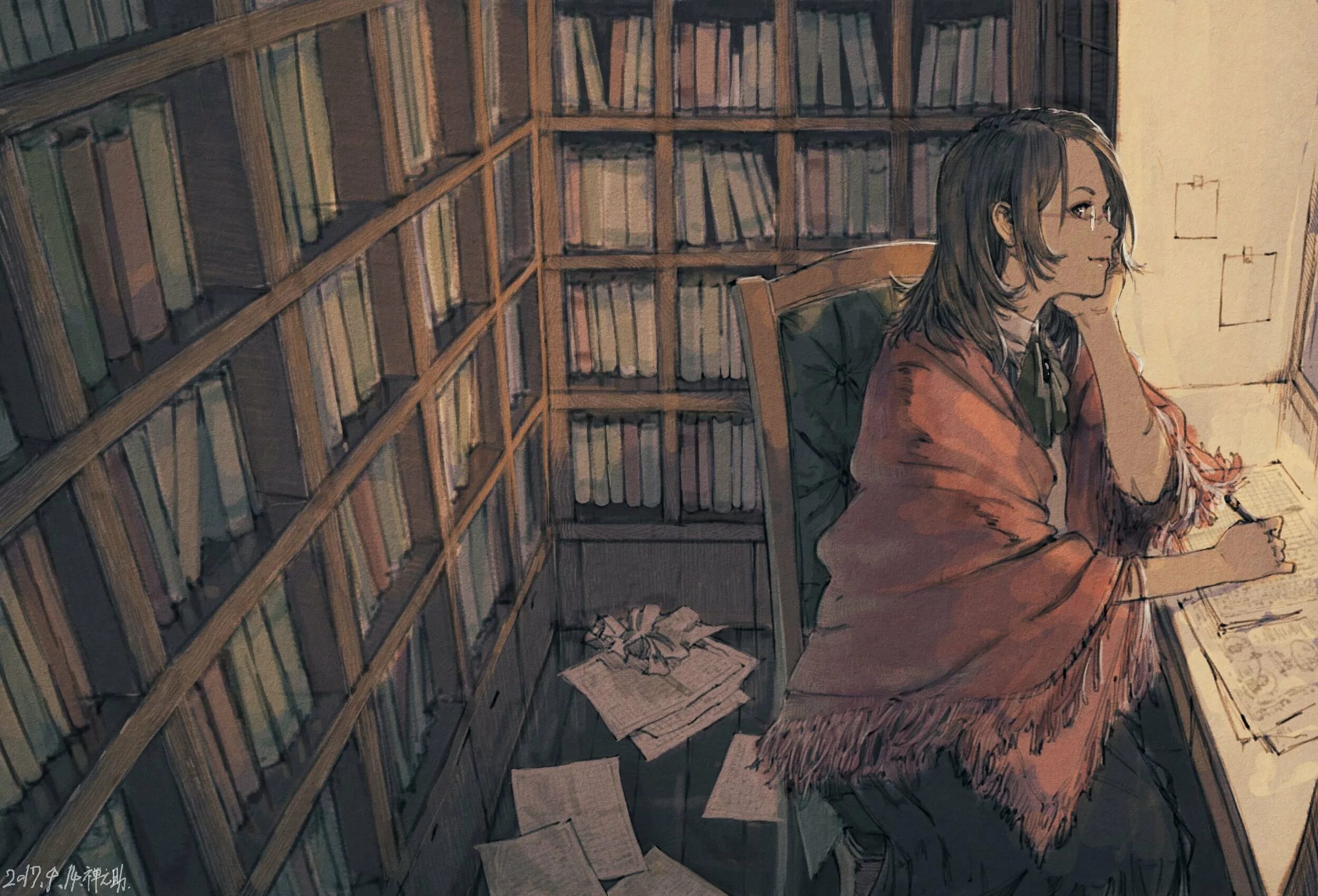 I to the library tomorrow