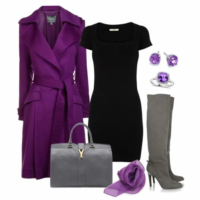 Сочетание с фиолетовым цветом в одежде. Фиолетовая одежда. Сиреневое платье. Темно фиолетовый цвет в одежде. Сочетание серого и фиолетового в одежде.
