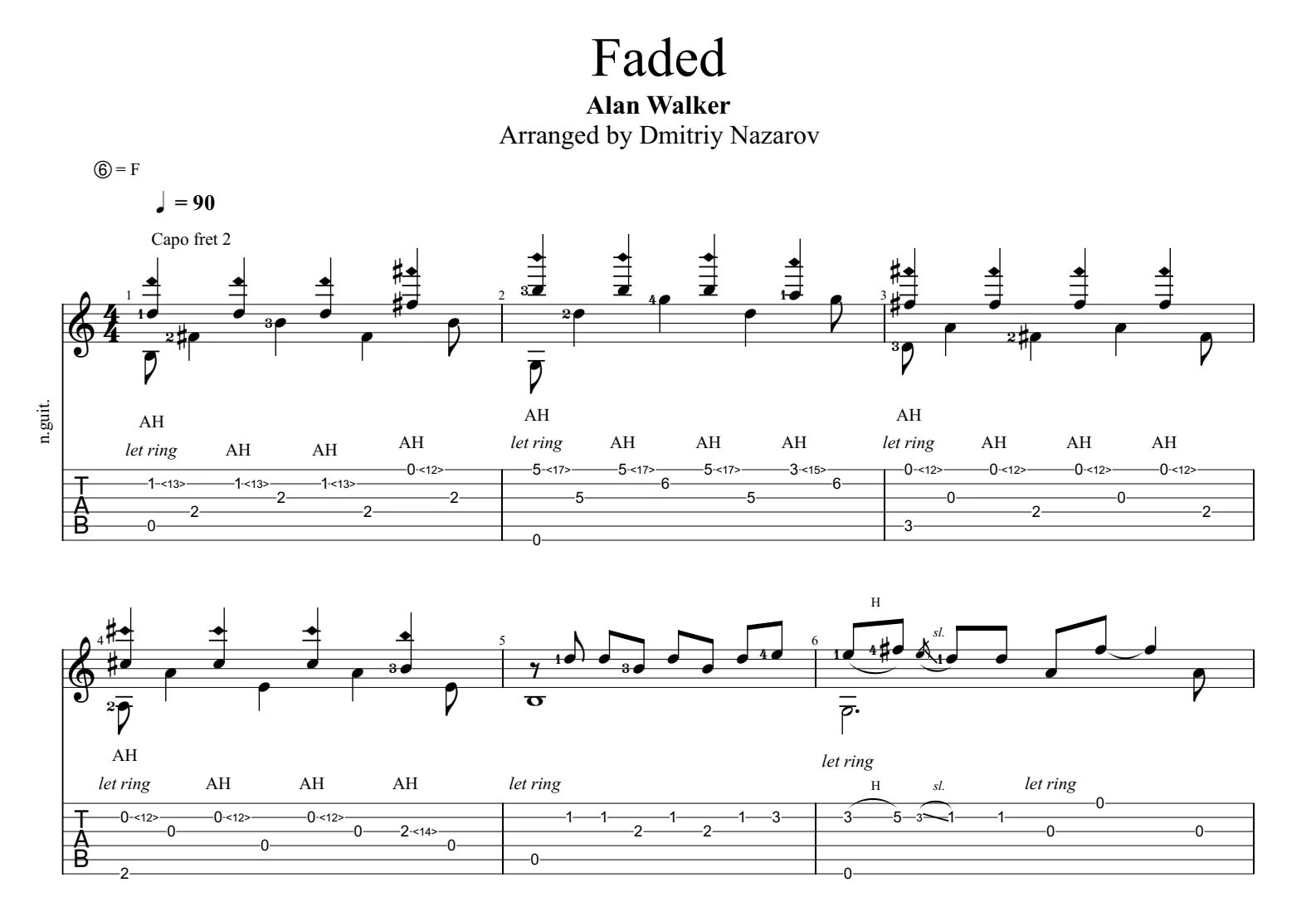 Седая ночь на 1 струне гитары. Ноты для гитары Fade alan Walker. Alan Walker Faded табы. Табы на укулеле alan Walker. Alan Walker Faded табы для гитары.