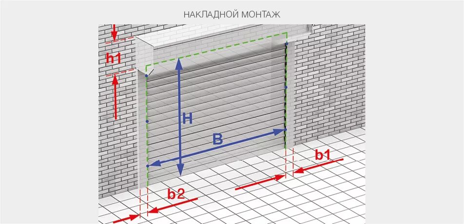 Стандартные подъемные ворота