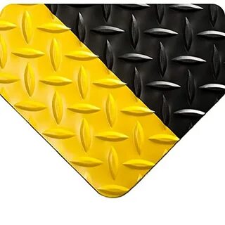 wearwell 385.316 X 2 X 58byl diamond-plate Läufer, , 61 cm x 1768 cm, schwa...
