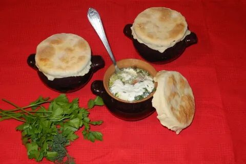 Амуры с печенью в горшочке