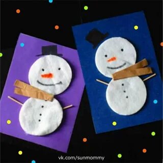 Снеговик из дисков