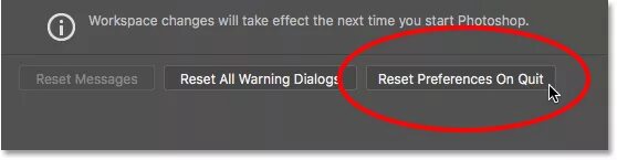 Reset warning. Сброс настроек фотошоп. как обнулить настройки фотошопа. reset all tool в фотошопе. photoshop сброс всех настроек.