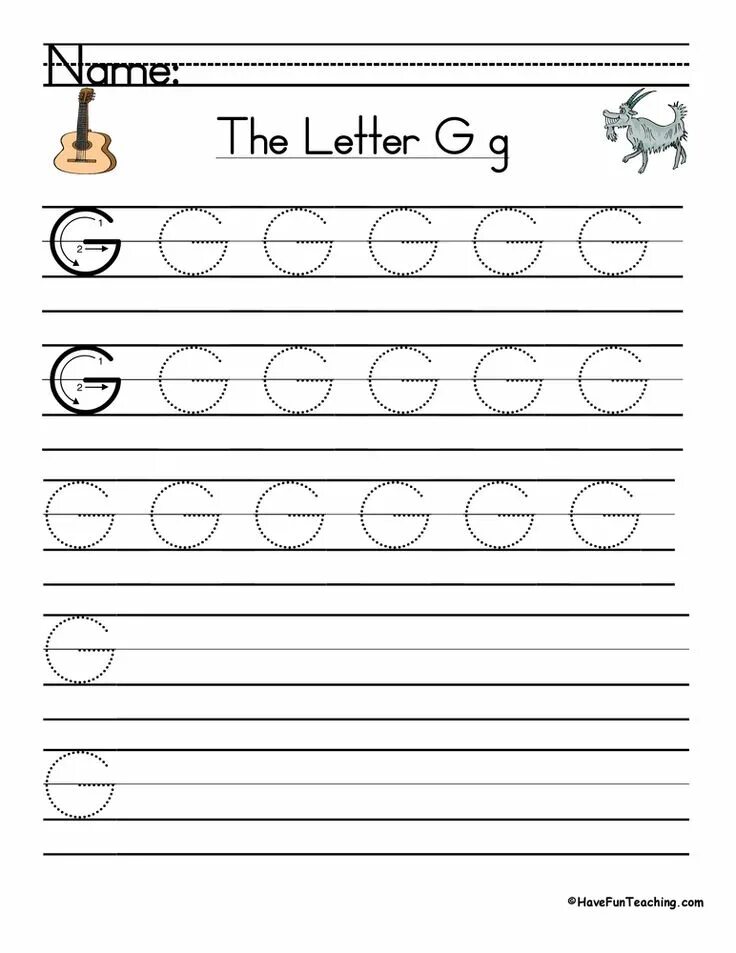 Write g