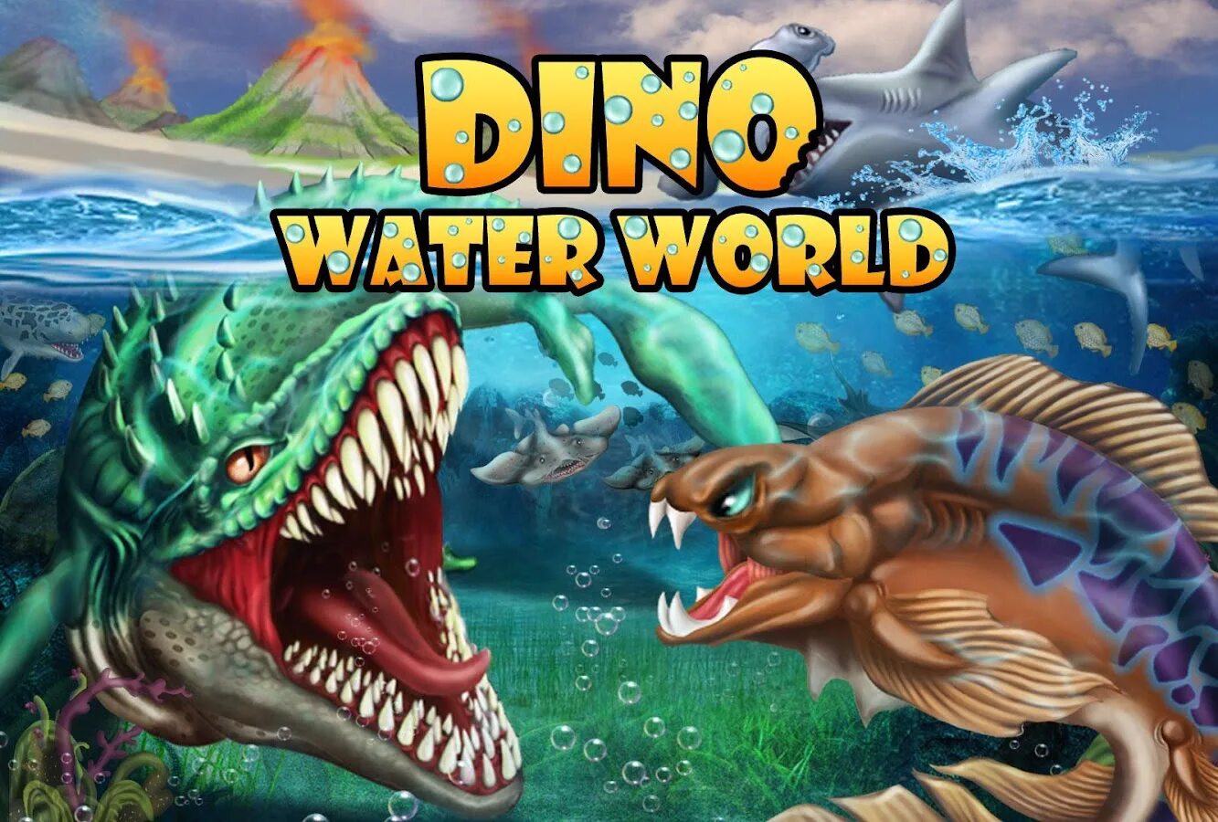 Игра ватер ворлд. Дино Ватер ворлд. Подводный мир Юрского периода. Dino Water World-Dinosaur game. Dino Water World Старая версия.