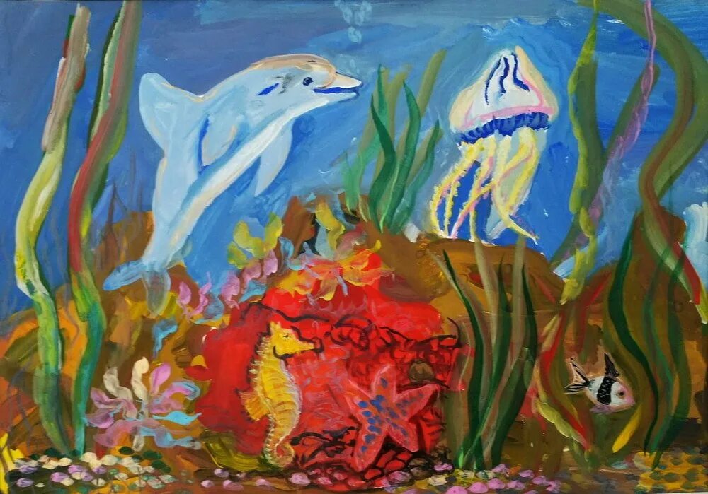 Рисование подводного царства. Урок подводных чудес. Рисование море в старшей группе. Художник кристиан риес лассен черепахи. Урок подводных чудес.