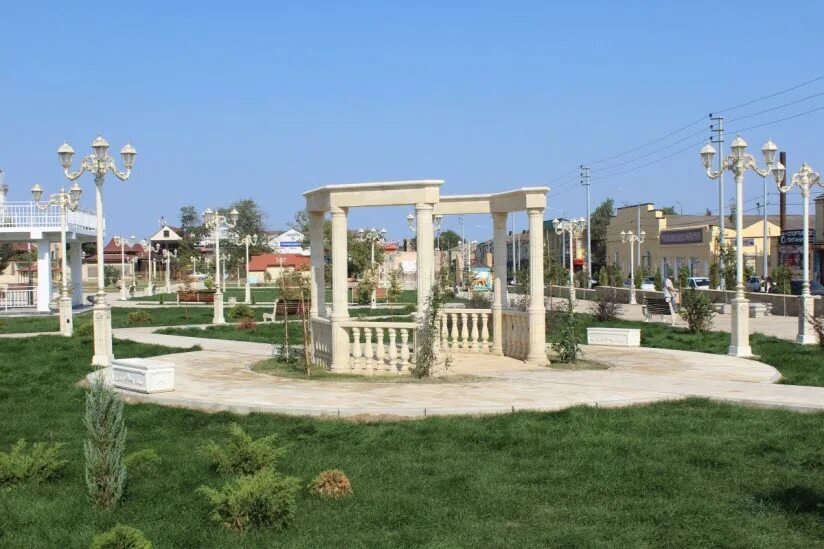 Panorama: Сулейман Стальский, monument, memorial, Russia, Republic of Daghestan,