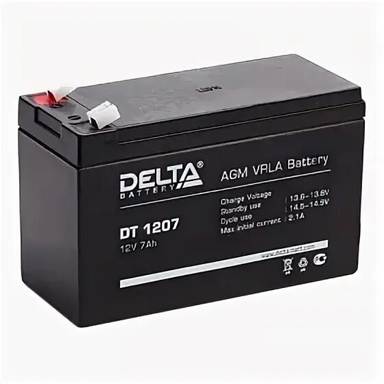 Аккумулятор свинцово кислотный delta dt 1207. Аккумулятор свинцово кислотный delta dt 1207