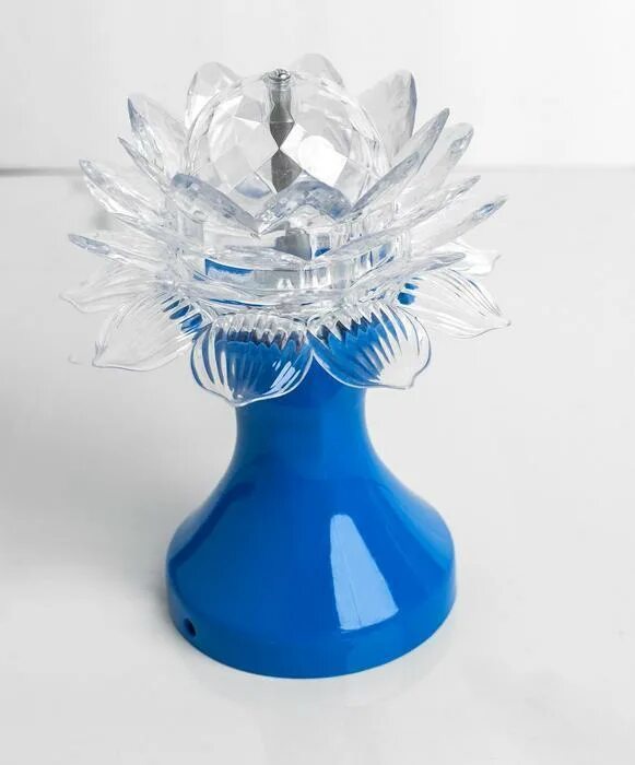 Rotating lamp. Ночник-вращающаяся хрустальный цветок лотоса led full color rotating lamp.
