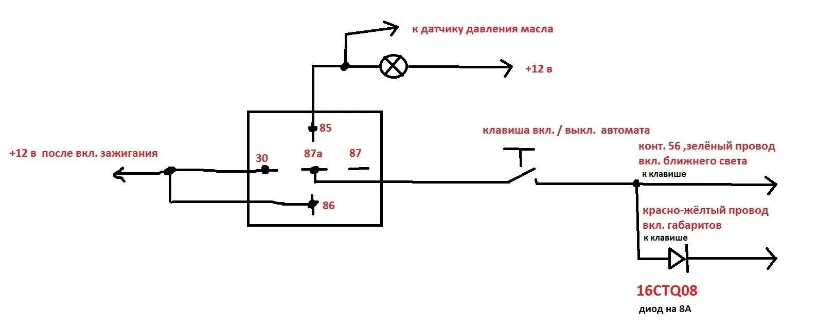 Как сделать чтобы включались фары