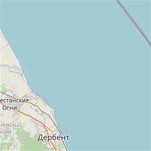 Карта дербента с улицами