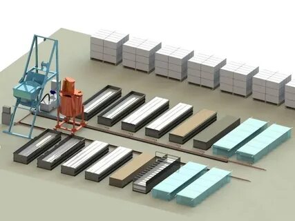 Оборудование для производства газобетонных блоков