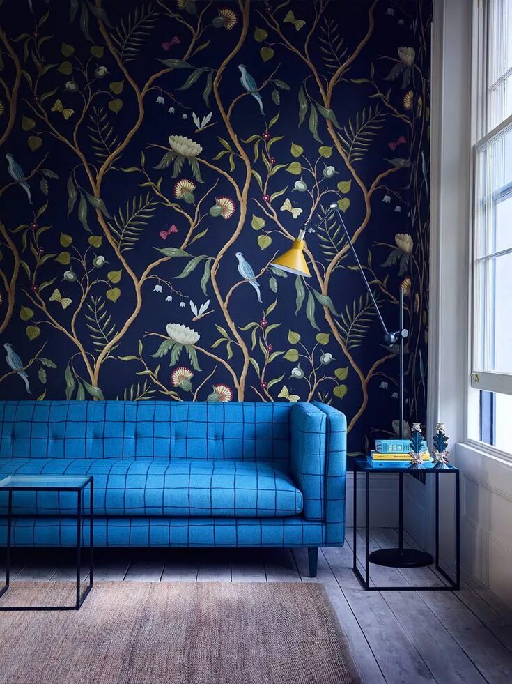 What's Hot on Pinterest: 5 Floor Lamps Ideas You Can't Miss Blue bedroom walls, 