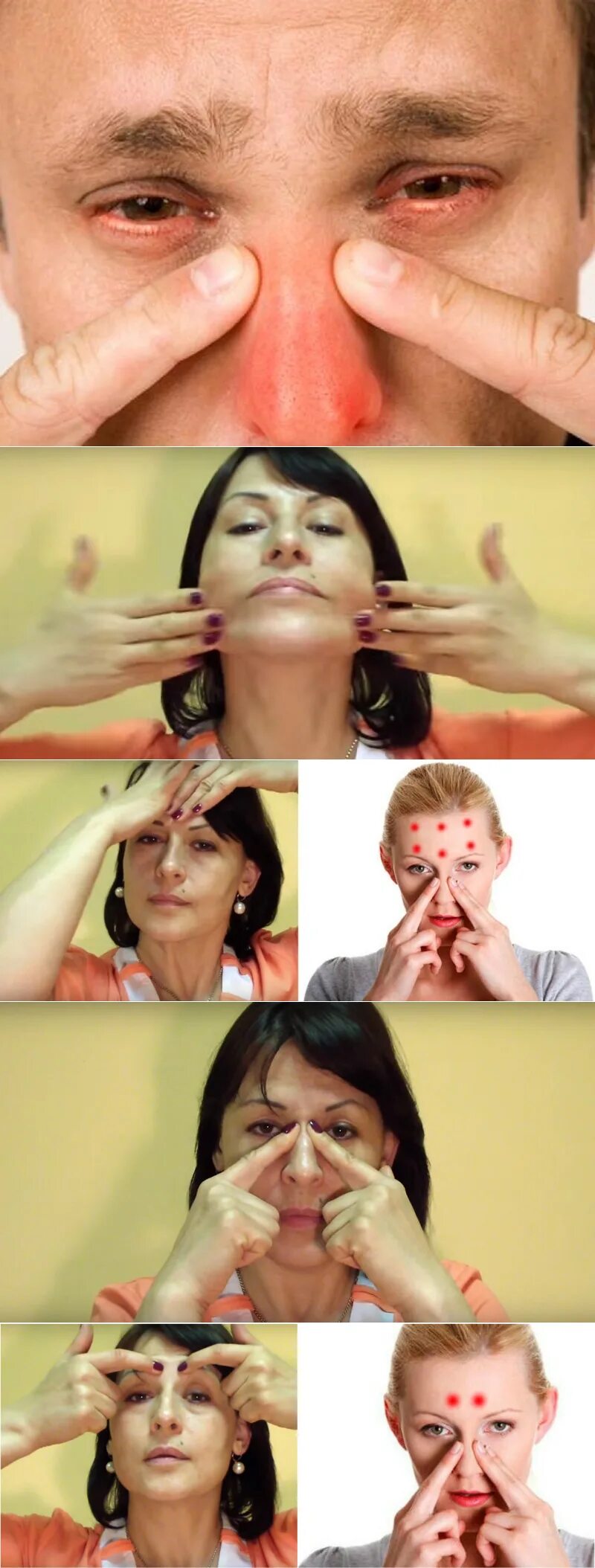 Как снять отек без капель