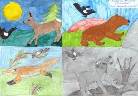 Рисунок к сказке выскочка