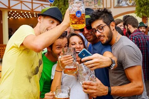 They drink