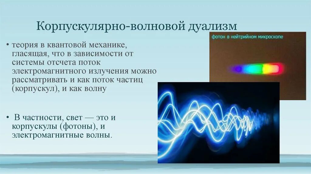 Фотон это Квант электромагнитного излучения. Квантовая механика корпускулярно-волновой дуализм. Корпускулярная теория волновая теория. Физика 11 корпускулярно волновой дуализм. Физики светящиеся