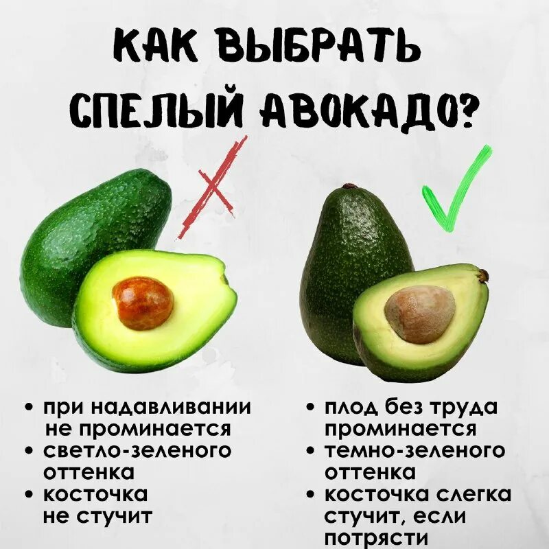 созревший авокадо.