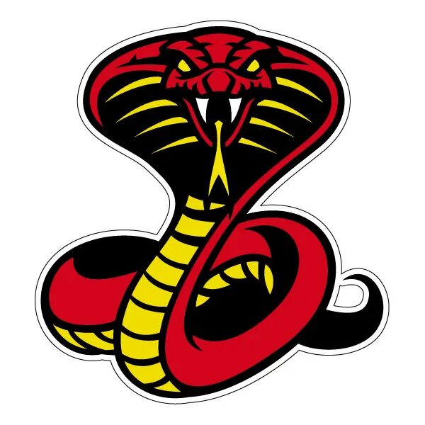 Логотип змеи. Кобра. Кобра стикер. Наклейка змея