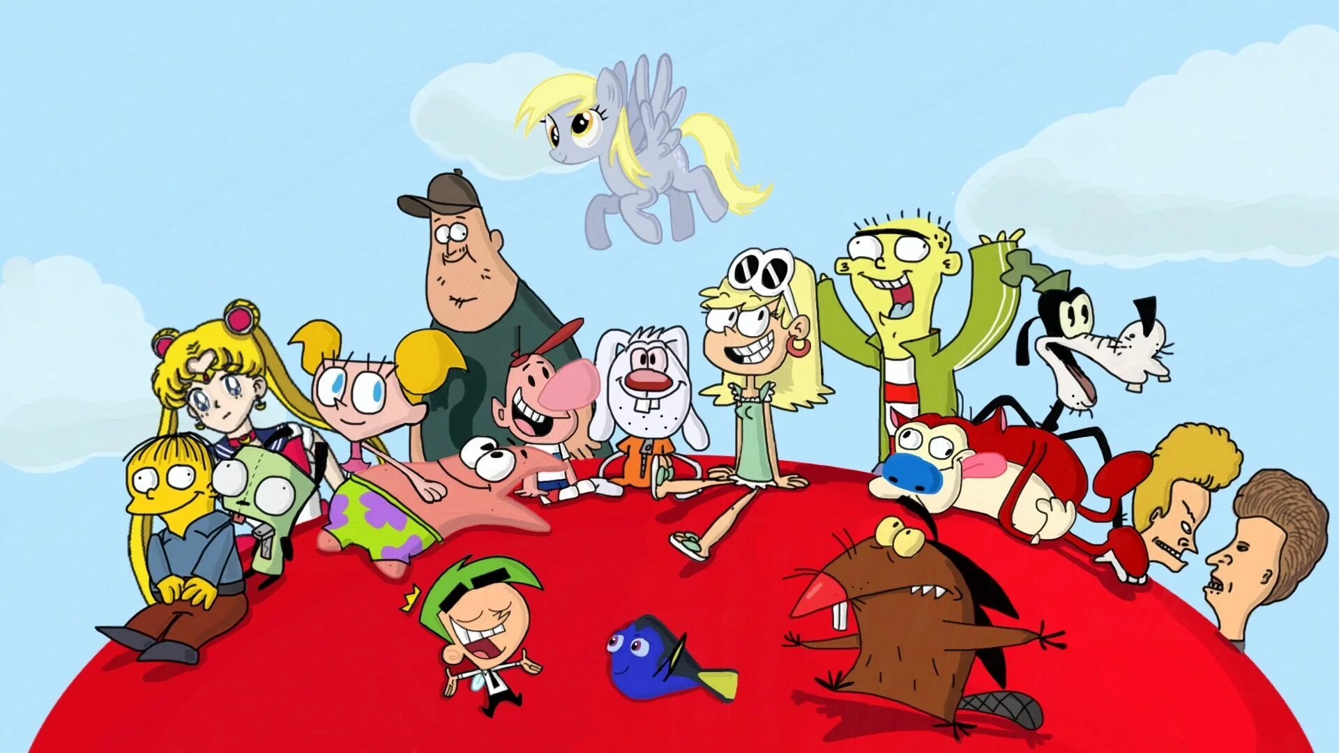 Cartoon network nickelodeon crossover. Cartoon crossover. Мультики картун нетворк и никелодеон. Adventure time кроссовер. Злодеи мультфильмов картун нетворк.