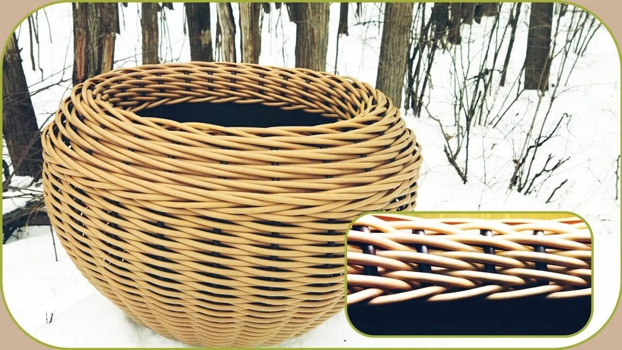 Как прятать концы ротанга. Rattan