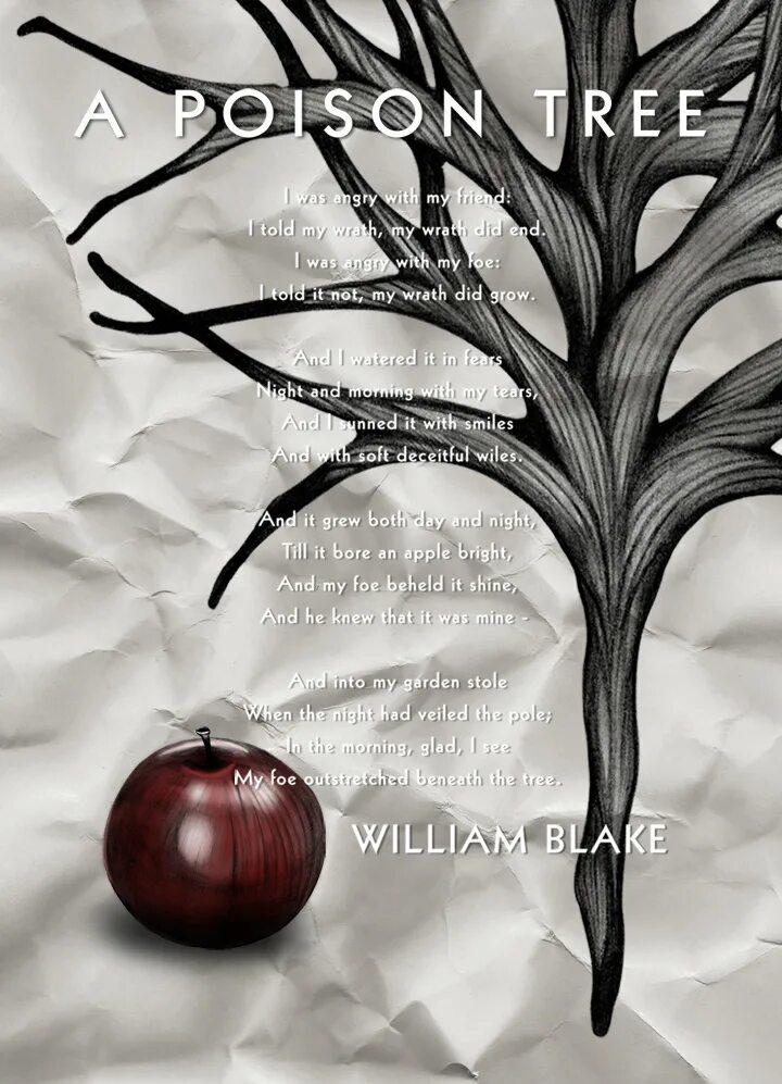 Что значит poison tree. Poison tree william blake. ядовитое дерево уильям блейк. дерево пойзон. poison tree стихотворение.