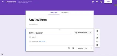 Quizzes форма