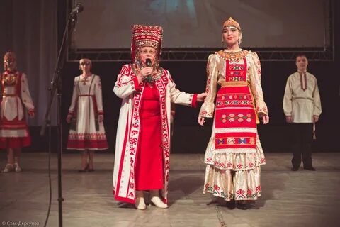 Национальный костюм чувашии женский