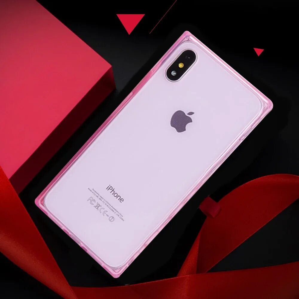 чехлы на айфон с квадратными гранями