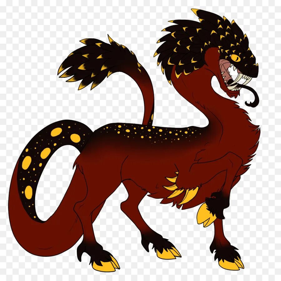 Mythical beast amber