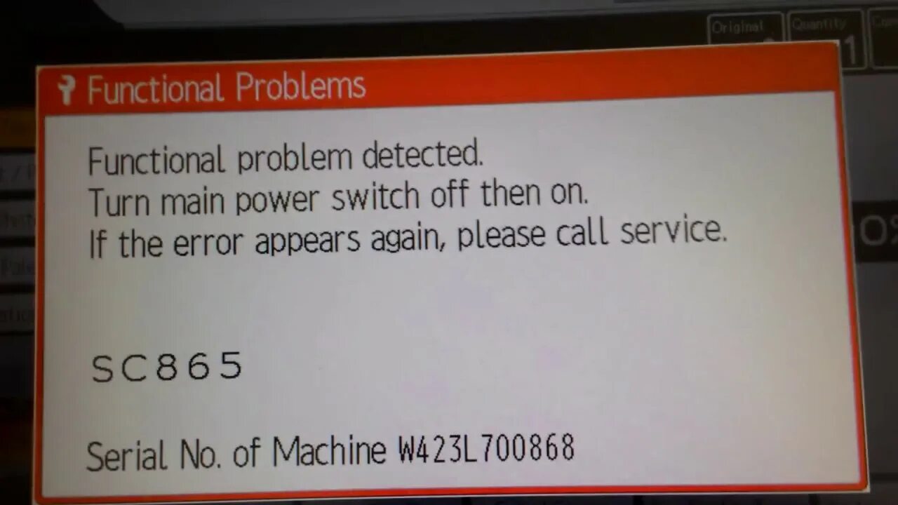 Ricoh SC 865. Ricoh 2011 ошибка sc370-01. Function problems.